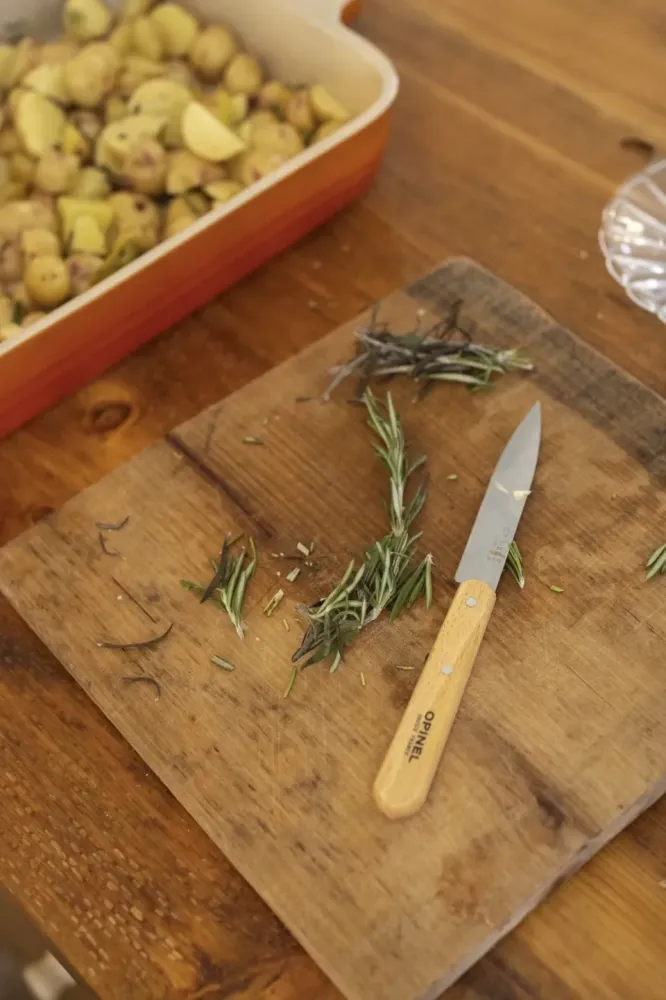 Bloc bois 5 couteaux de cuisine, Opinel (2)